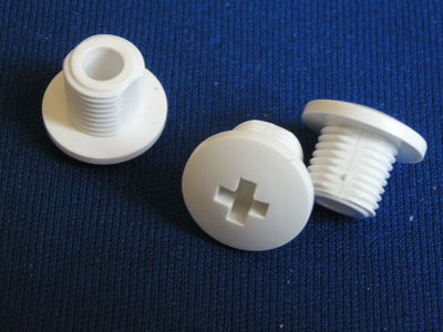 【燈頭塑料螺絲、十字圓頭M10X1X10、塑膠燈頭螺絲】價格,廠家,圖片,塑料零件,中山市小欖鎮宏隆金屬塑料電器制品廠-